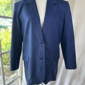 Classic Navy Blue Blazer